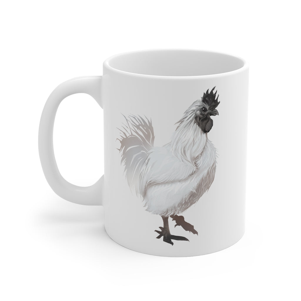 Rooster Strut (White) - Mug 11oz