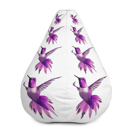 Hummingbird Magenta - Bean Bag Chair w/ filling