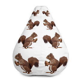 Squirrel (Brown) - Bean Bag Chair w/ filling