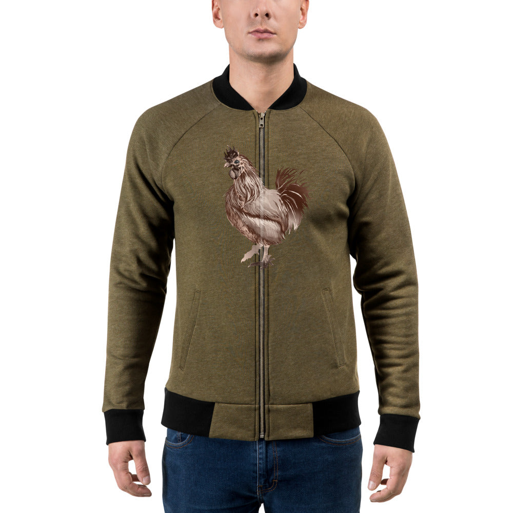 Rooster Strut (Brown) - Bomber Jacket