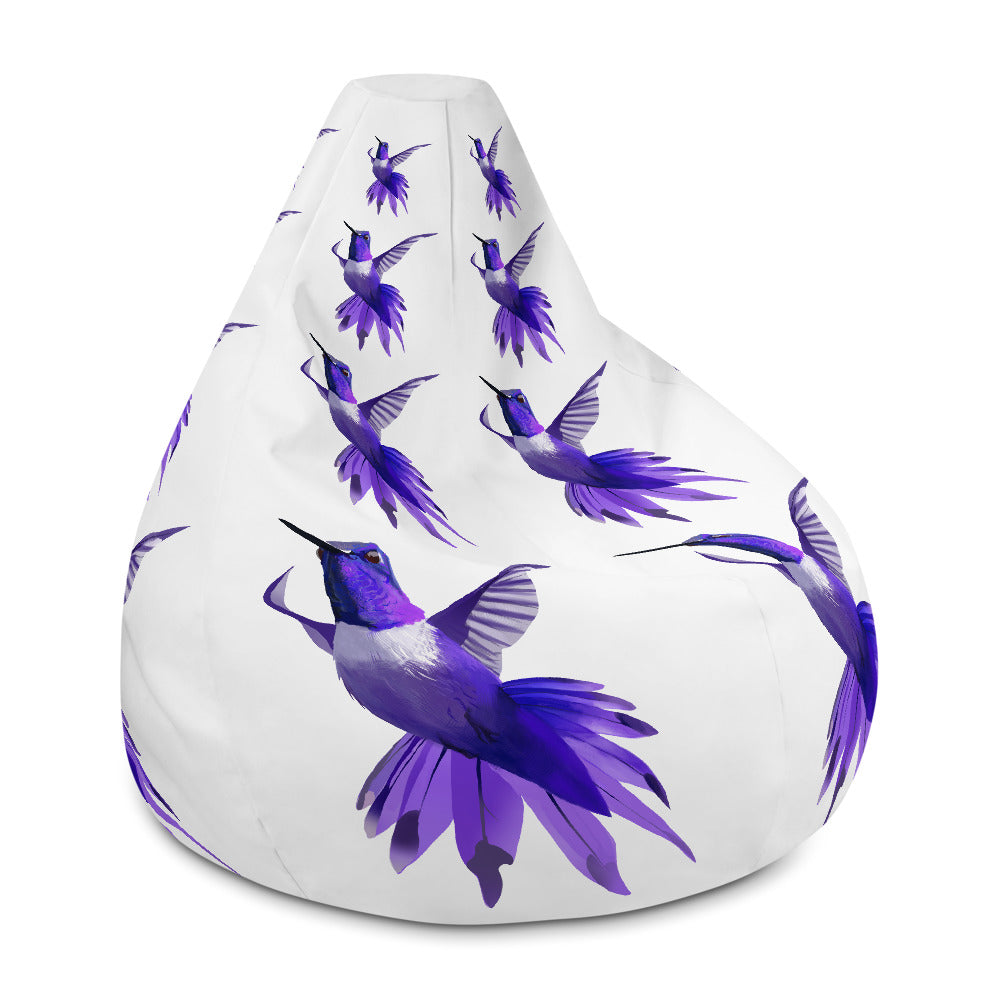 Hummingbird Violet- Bean Bag Chair Cover