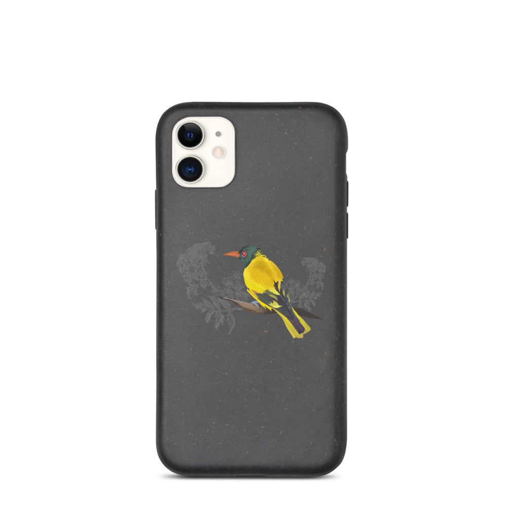 Black Hooded Oriole - Biodegradable phone case