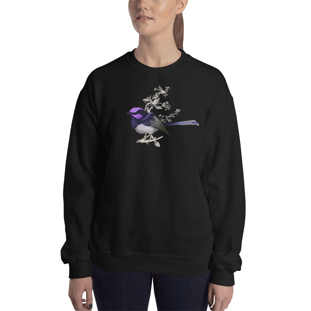 Forest Wren Magenta Bird - Unisex Sweatshirt