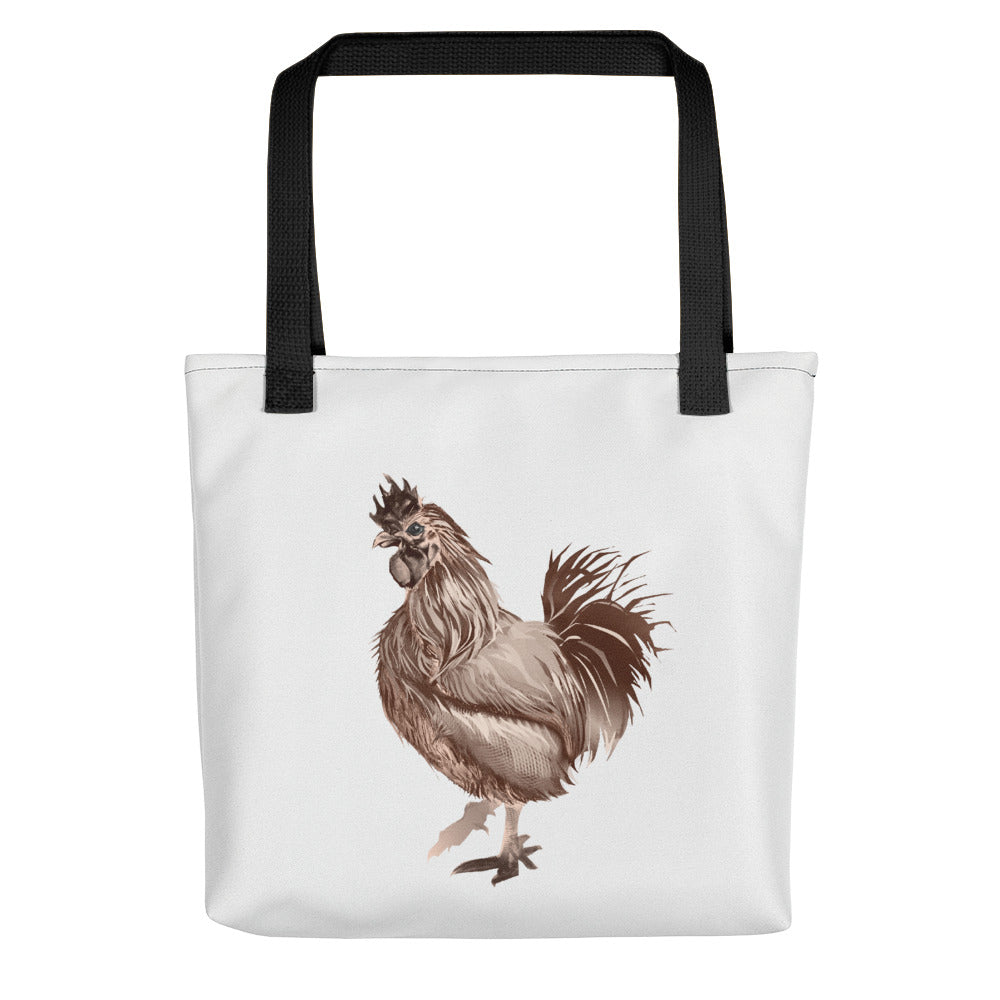 Rooster Strut (Brown) - Tote Bag