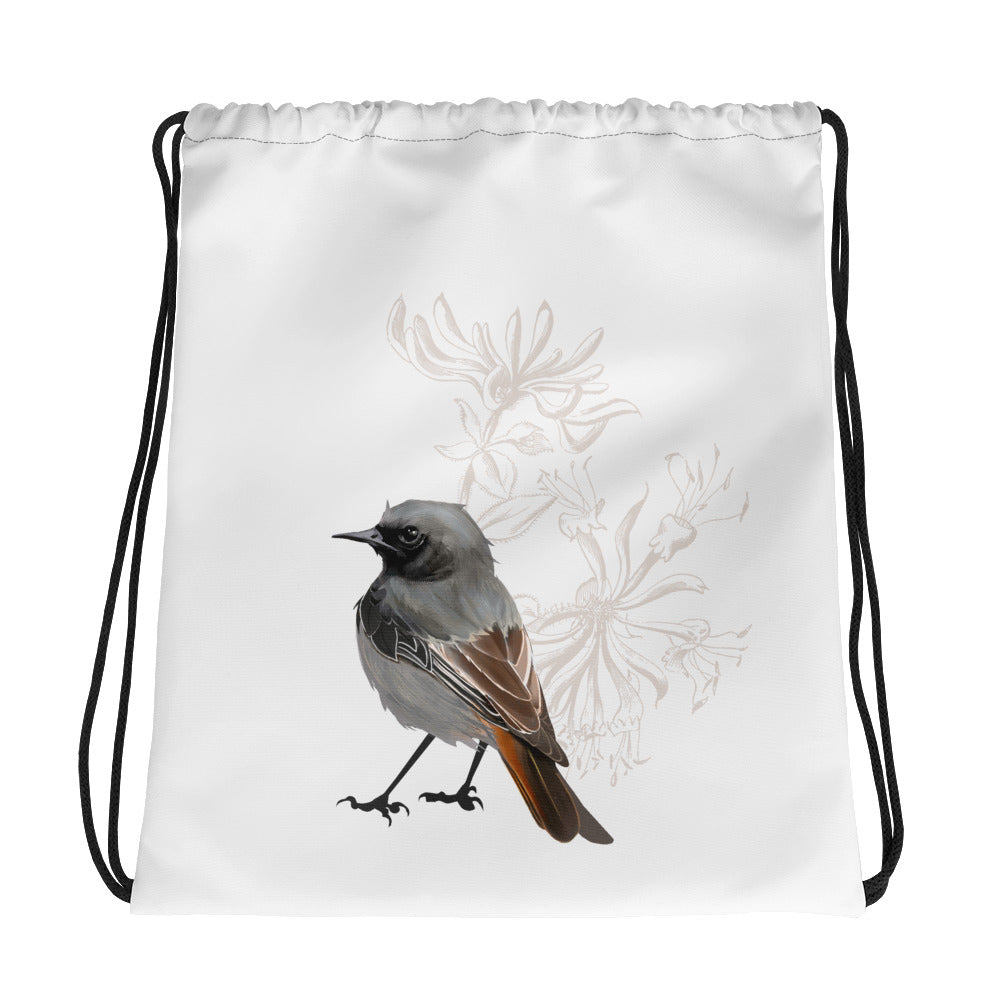 Junco Brown Bird - Drawstring Bag