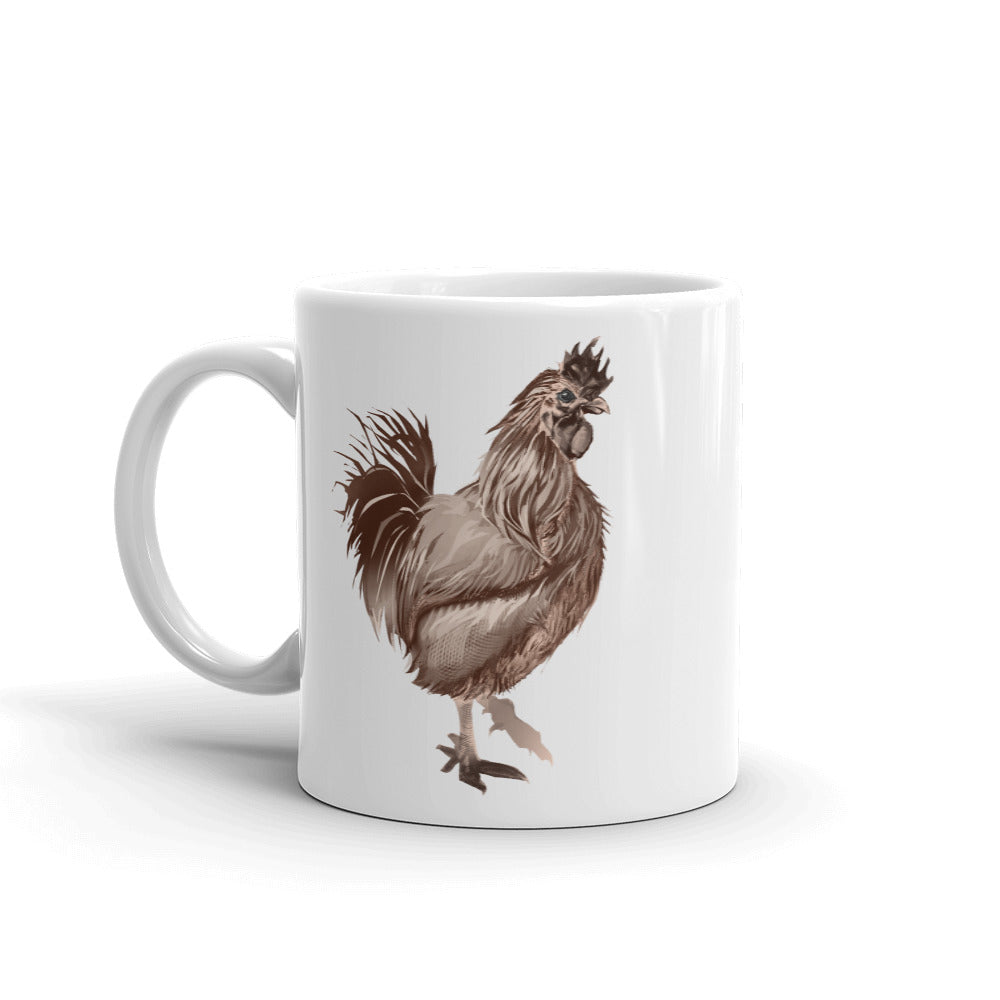 Rooster Strut (Brown) - Mug