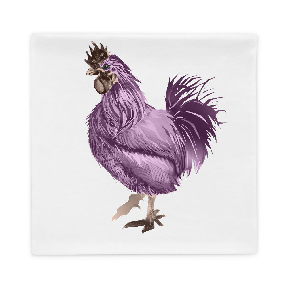 Rooster Strut (Pink) - Pillow Case