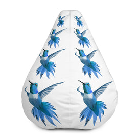 Hummingbird Blue - Bean Bag Chair w/ filling